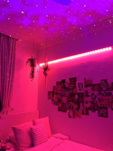 Aesthetic Led Light Room Wallpaper - img-daffodil