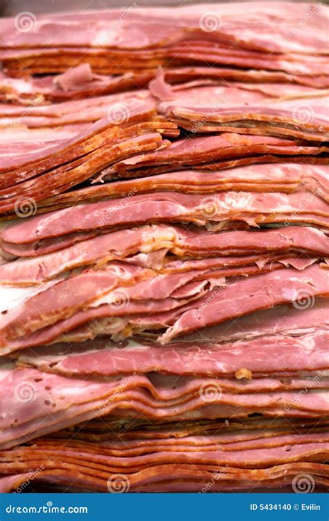 sliced bacon stock photo image  hunger beard freeze