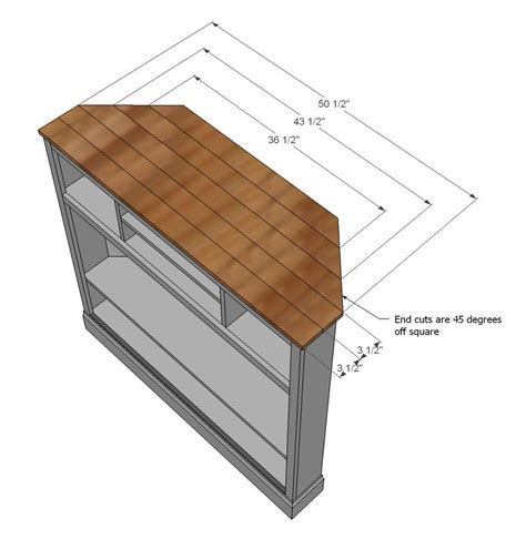 Corner Tv Cabinet Plans – HOMYSTYLE