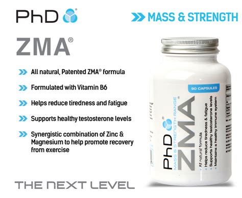 PHD ZMA ZMA ULTIMATE NUTRITION