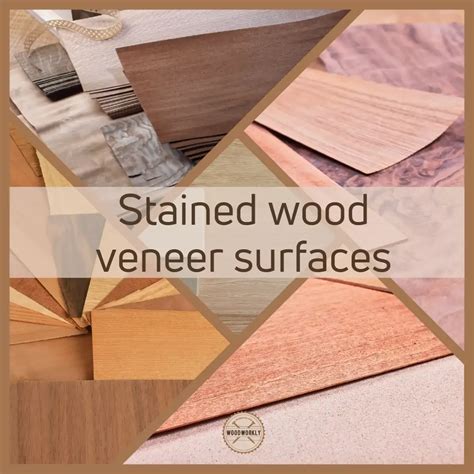 stain wood veneer   easy steps   guide