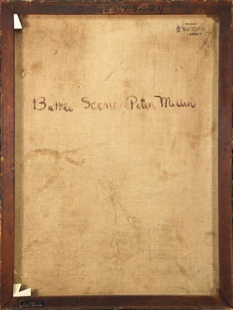 Peter Miller - Battle Scene, Abstract, Spiritual Commentary by Female