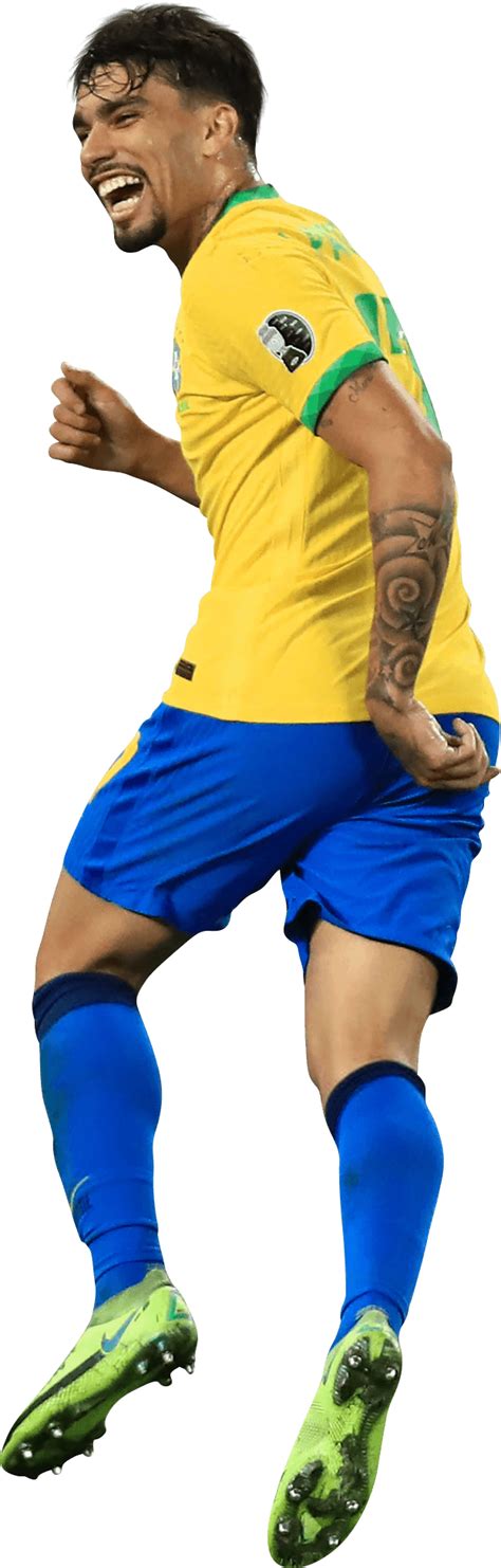 Lucas Paquetá Brazil football render - FootyRenders