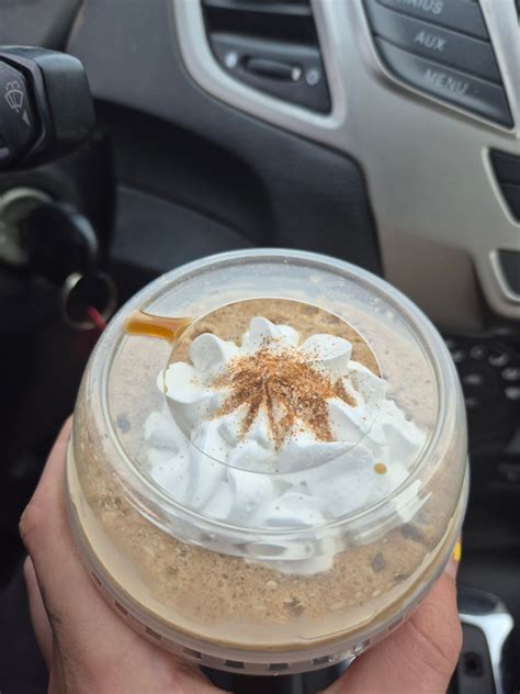 Iced Coffee Lovers | My pumpkin spice iced capp from Tim Hortons today