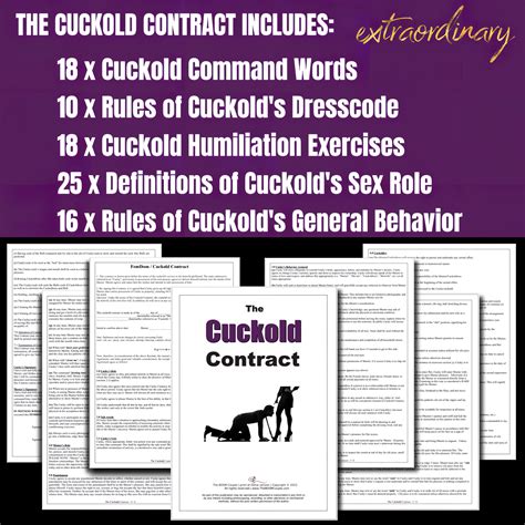 Cuckold Contract for Hotwife Femdom and Couples | Real Cuckold Contract
