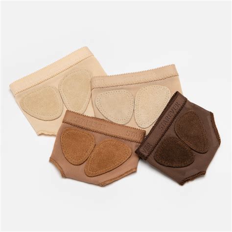 Modern Jazz and Modern Dance Foot thongs - Toe Pads - - Dark Brown
