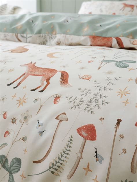 Buy Catherine Lansfield Natural Enchanted Twilight Animals Duvet Cover