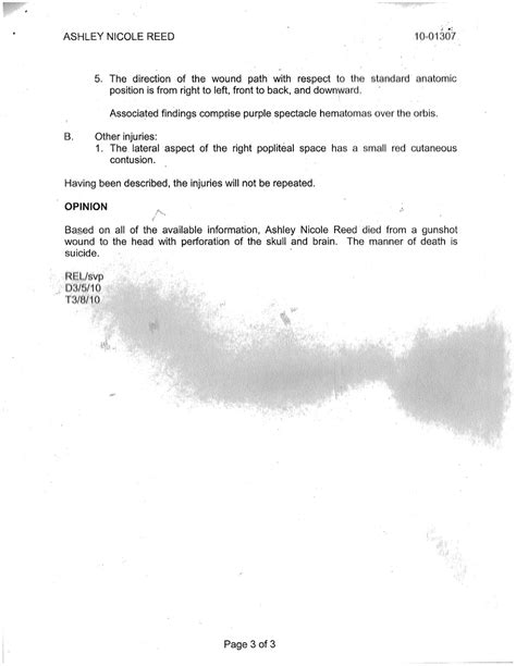 Inconvenient Truths: ~~What Really Happened to Ashley Reed? And Why Won