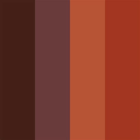 autumn rust color palette colordrop