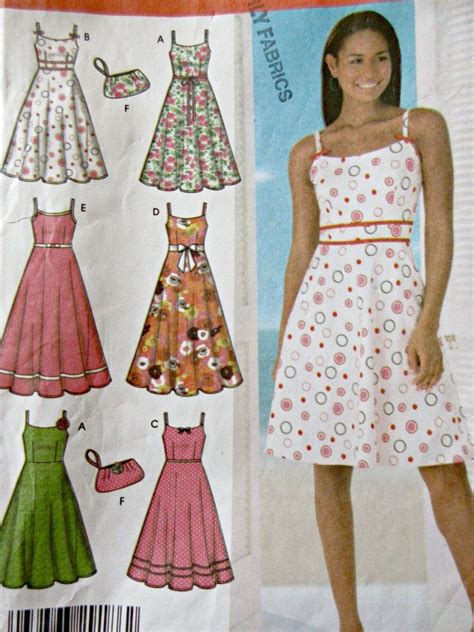 Sundress Sewing Patterns Simplicity 4531 Sewing Pattern Sundress Pattern 2005 Dress Pattern ...