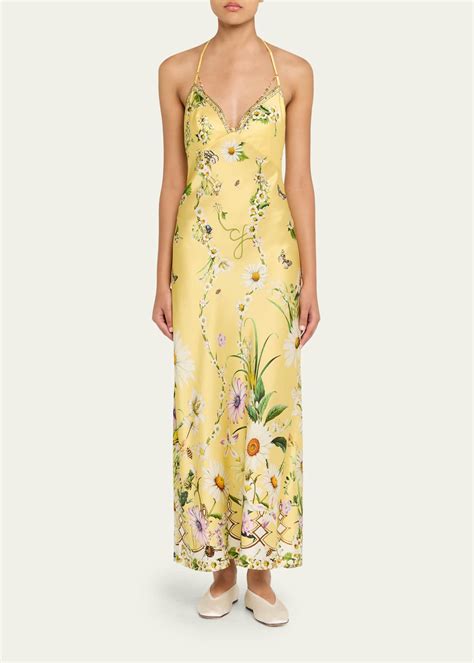 Camilla Daisy Chains Chain Detail Slip Dress - Bergdorf Goodman