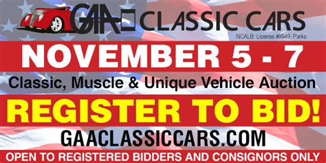 GAA Classic Cars Auctions - GAA Classic Car Auction