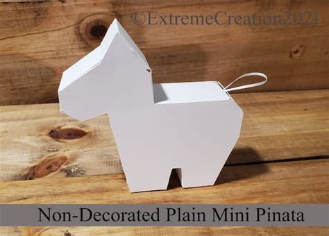 Donkey Mini Pinata DIY Donkey Pinata Party Favor Mini - Etsy