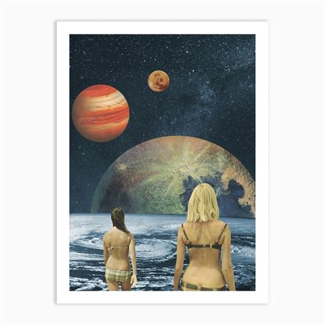 Celestial Bodies Art Print by Leaf and Petal Design - Fy