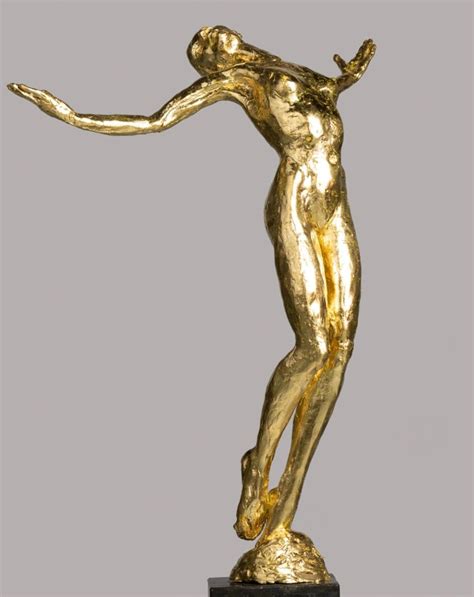 romee kanis living daylight gold st century sculpture   nude