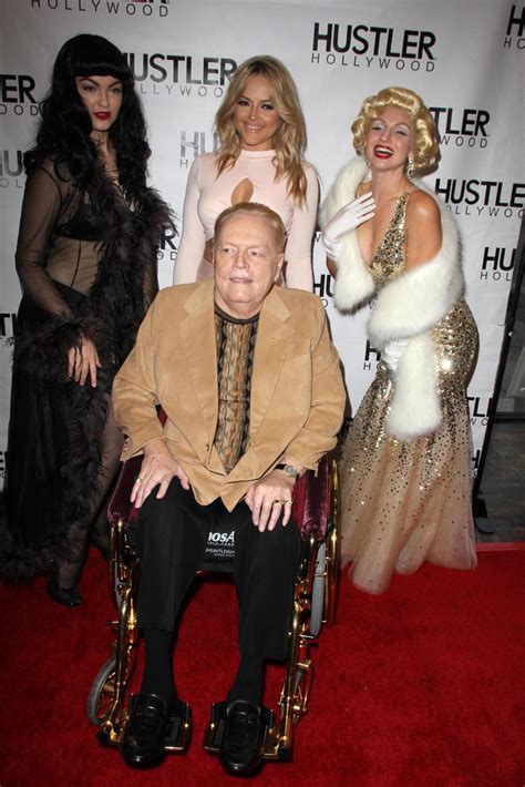 los angeles, 9 de abril - larry flynt, alexis texas en la gran