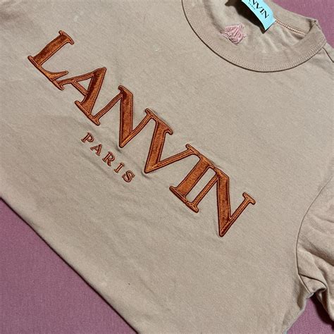 Authentic Lanvin Tee Size Small - Depop