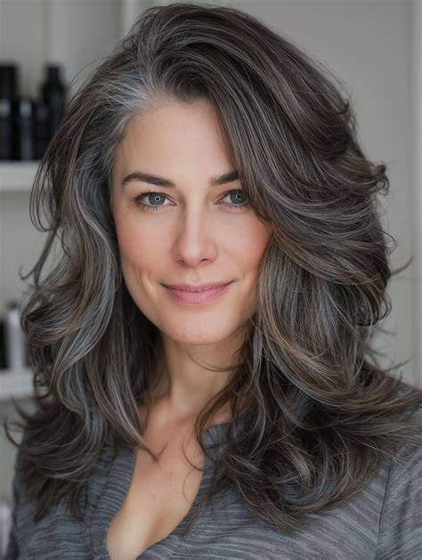 42 Fresh and Elegant Brunette Hair Color Ideas for Women Over 50