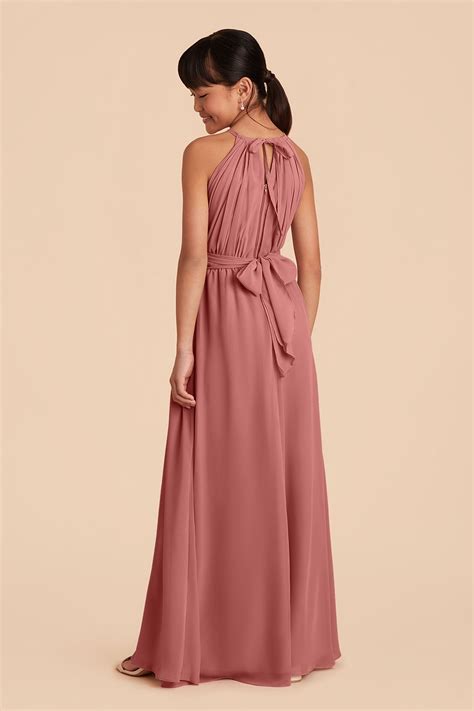 Sienna Mulberry Junior Bridesmaid Dress | Birdy Grey