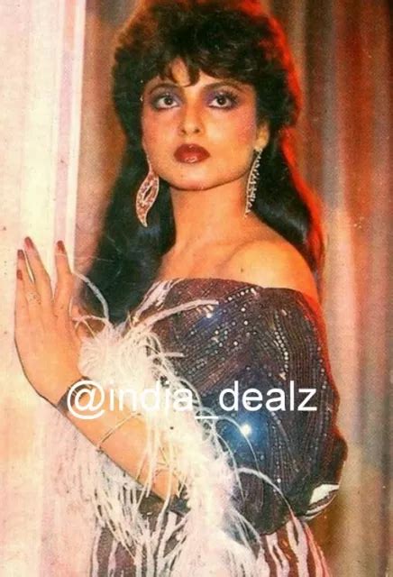 photo couleur de lactrice de bollywood rekha fine collection art retro