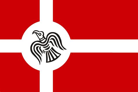 Made this Viking version of the Danish flag : r/vexillology
