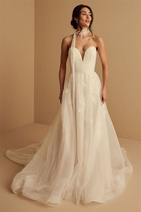 Crinkle Chiffon Scarf | Vow'd Weddings