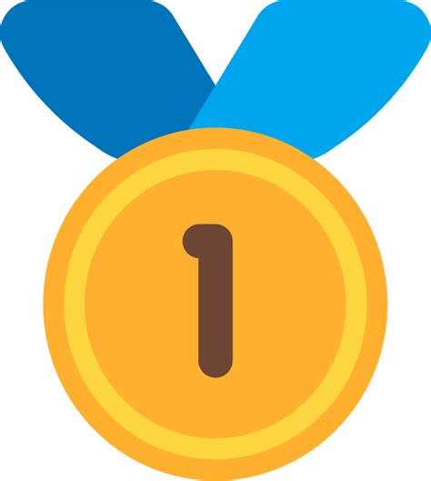 "1st place medal" Emoji - Download for free – Iconduck