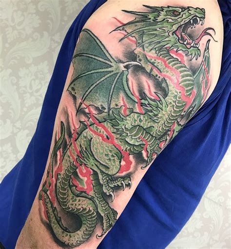 European dragon tattoo | Dragon tattoo designs, Dragon tattoo, Tattoos