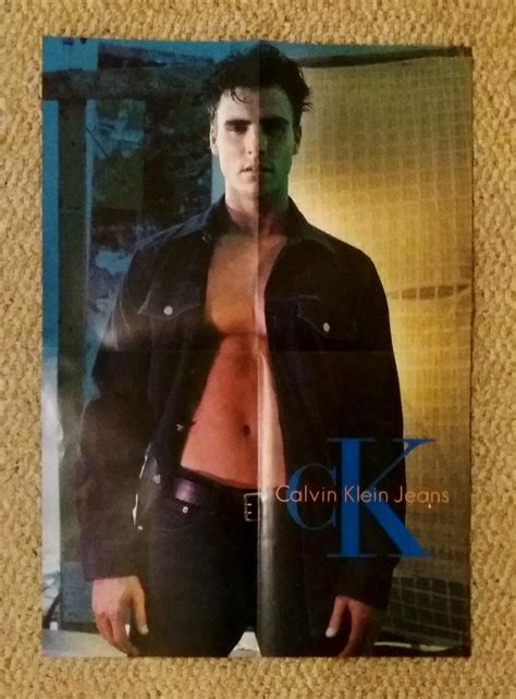 calvin klein jeans vintage   sided poster