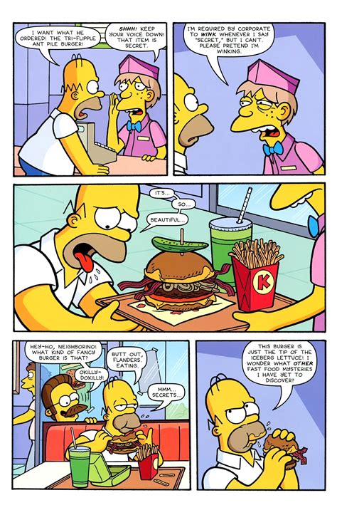 The Simpsons Comic Strip Shows How To Eat Food With H - vrogue.co