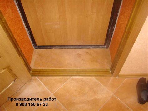 Как сделать порог у входной и межкомнатной двери: установка и отделка ...