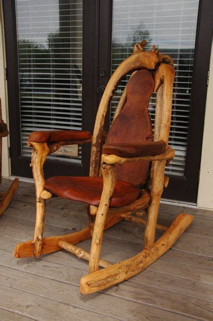 Rustic Wooden Rocking Chair for Cozy Living Rooms
