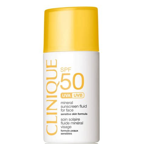 Clinique Mineral Sunscreen Fluid for Face SPF 50 | Skin Care ...