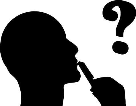 SVG > idea person thought question - Free SVG Image & Icon. | SVG Silh