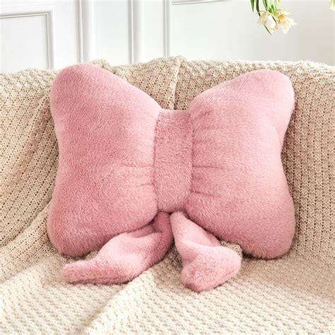 Amazon.com: Lfsaaj Bow Throw Pillow, Bow Decorative Pillows, Aesthetic