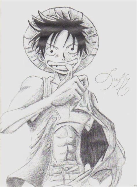 Monkey D. Luffy Sketch by NoelXP on DeviantArt