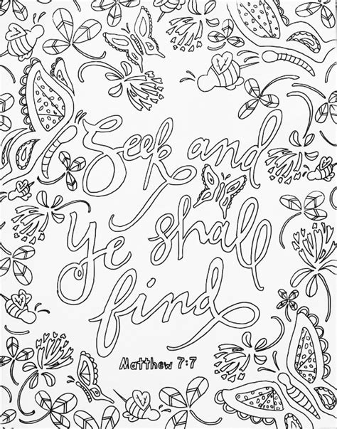 Adult Scripture Coloring Pages - Coloring Pages Kids