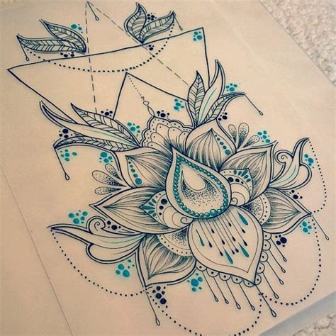 lotus laminated print picture tattoos