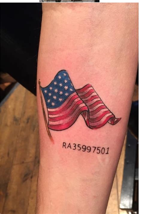america flag tattoo 2