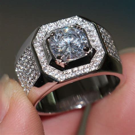 mens pinky finger diamond ring  noah stretch blog