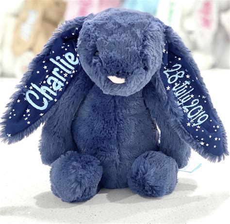 Jellycat Bashful Bunny Stardust Personalised