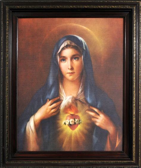 Immaculate Heart Of Mary Painting at PaintingValley.com | Explore ...