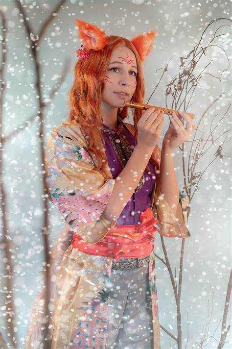 kitsune cosplay woman   photo  pixabay