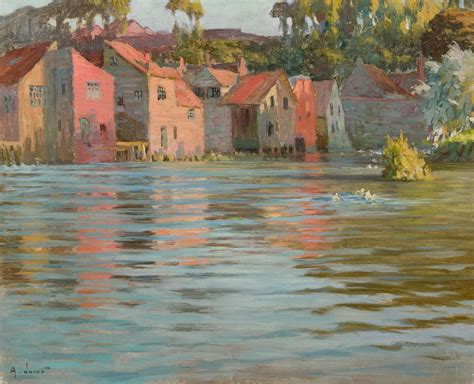 Lot - ALEXANDRE JACOB, French (1876-1972), Reflections, oil on canvas