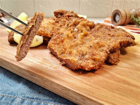 Bife A Milanesa Sem Farinha De Rosca