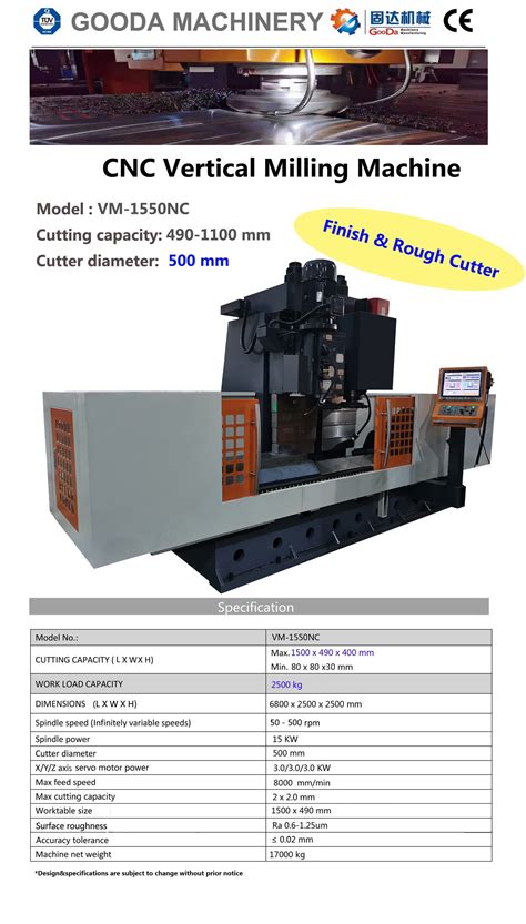 High-End CNC Machine Tool Fine and Rough Integrated Machine Vertical
