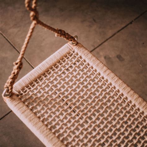 single swing cotton string swings