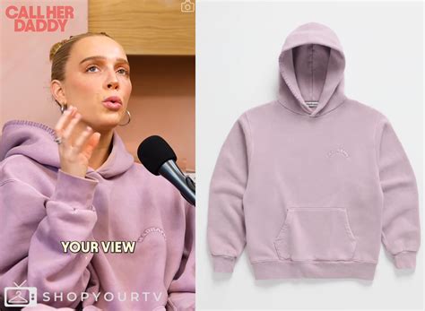 Call Her Daddy: June 2024 Alex Cooper's Purple "Madhappy" Hoodie | Shop