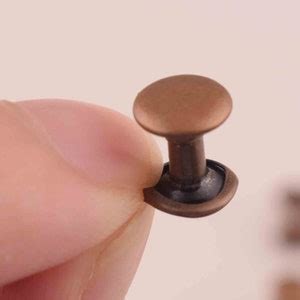 double cap rivets mm metal rivetscopper rivets studs pack