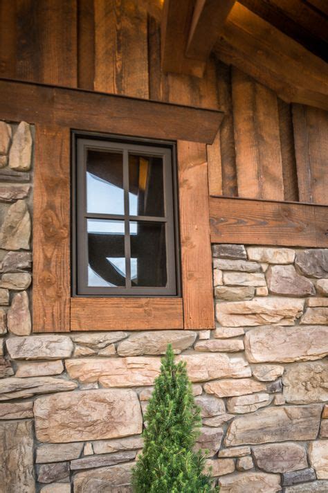 Log Home Exterior Window Trim - we